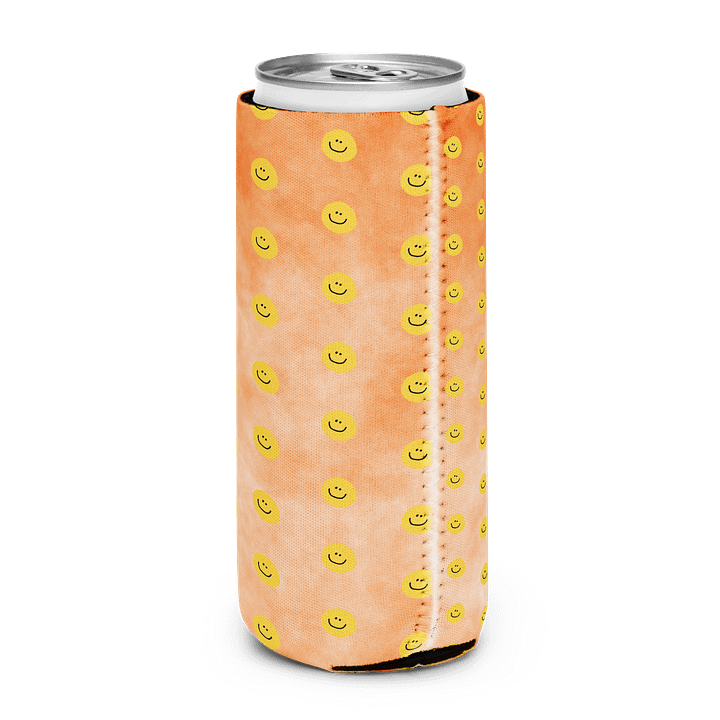 Smiley Tie Dye Coozie - Orange product image (2)