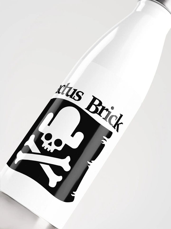 Cactus Brick (Stainless Steel Water Bottle) - Pirate Flag product image (2)