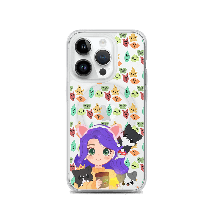 Al & Kitties MagSafe® iPhone Case Purple product image (3)