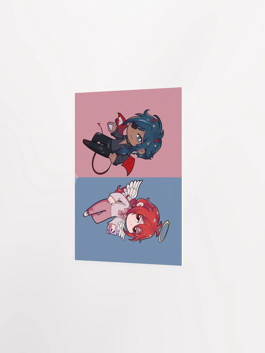 Demon Kaeya & Angel Diluc Print (Genshin Impact) product image (2)