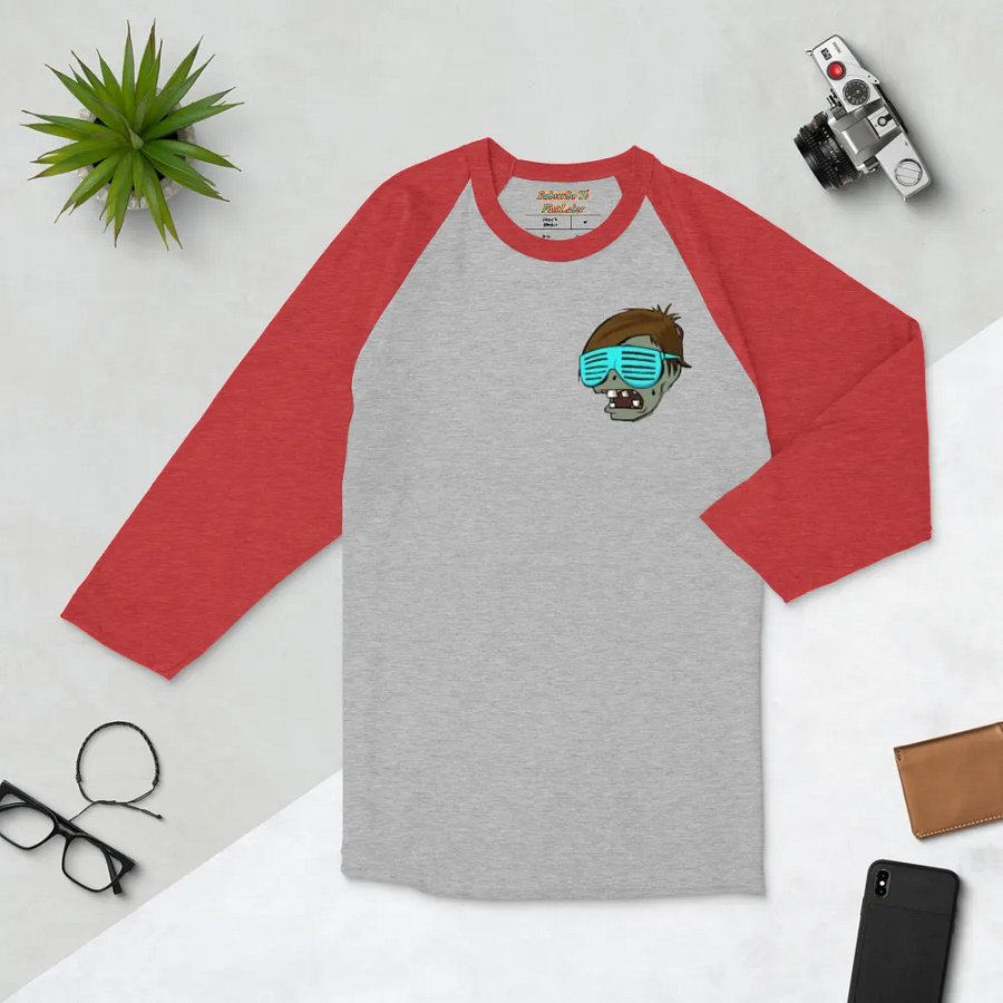 VastLaber Baseball T-Shirt (Red) product image (5)