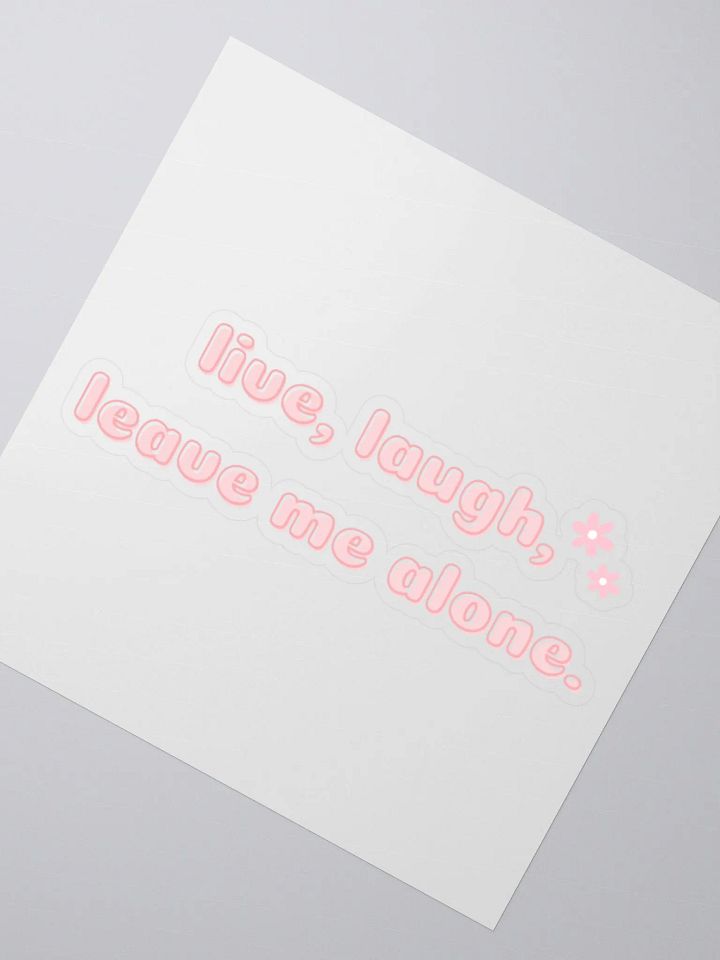 Leave me alone sticker product image (2)