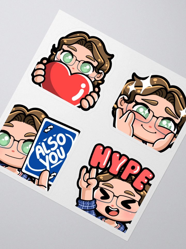 Scary hype Stickers product image (4)