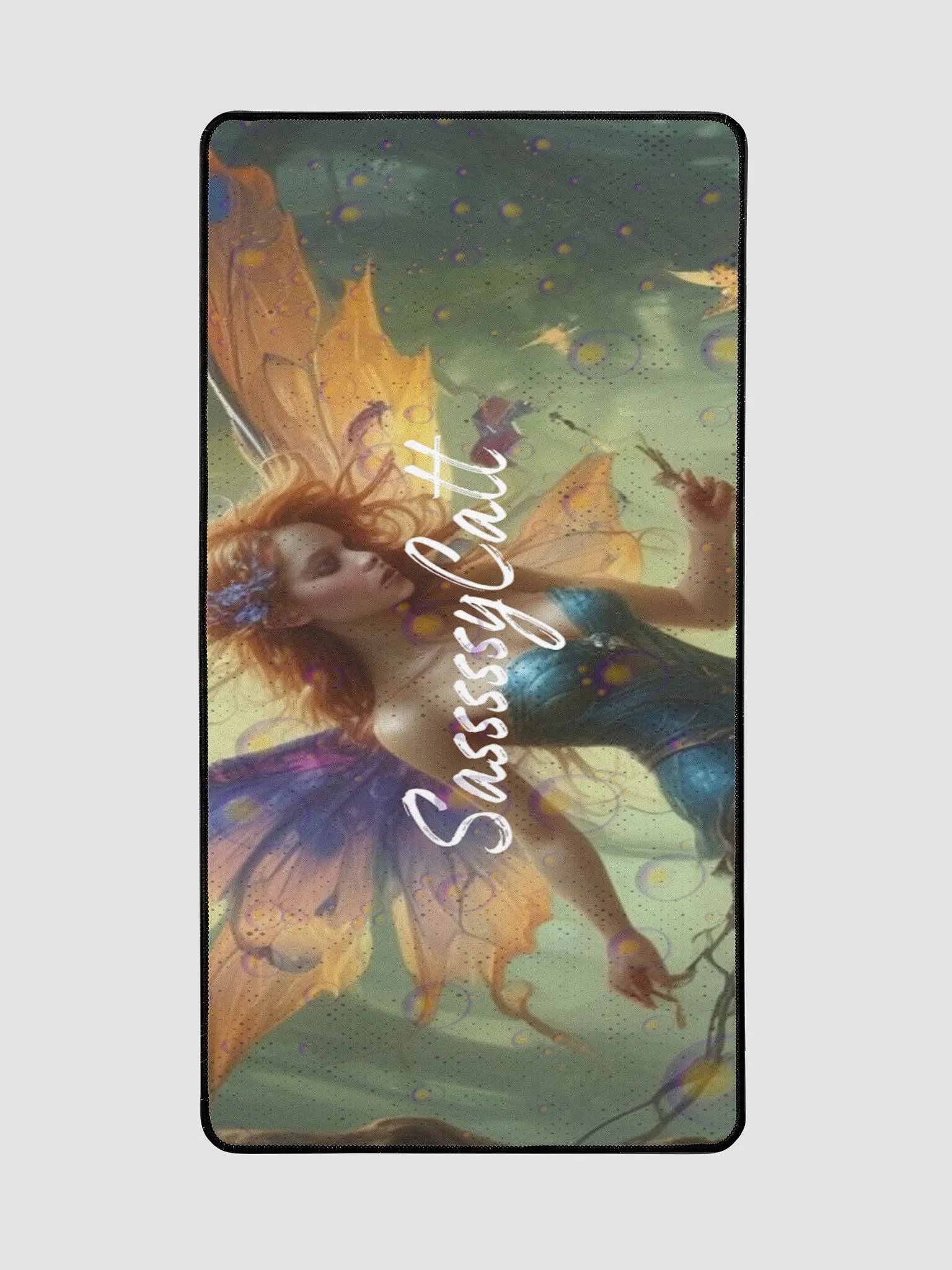 SasssssyCatt Fairy Desk Mat 15.5" x 31.5" product image (2)