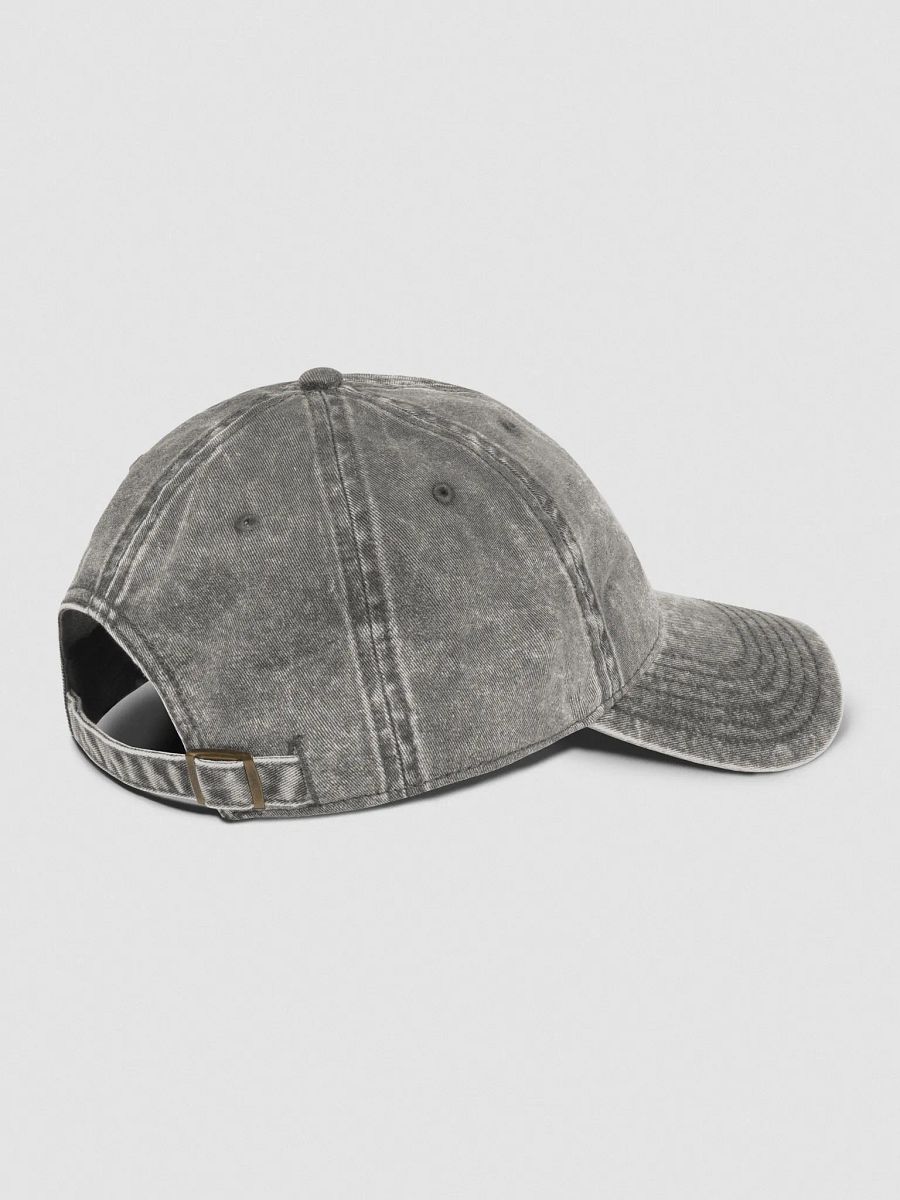 Otto Vintage Wash Dad Hat - TDS Music Embroidered Cap in Washed Black and Washed Red product image (20)