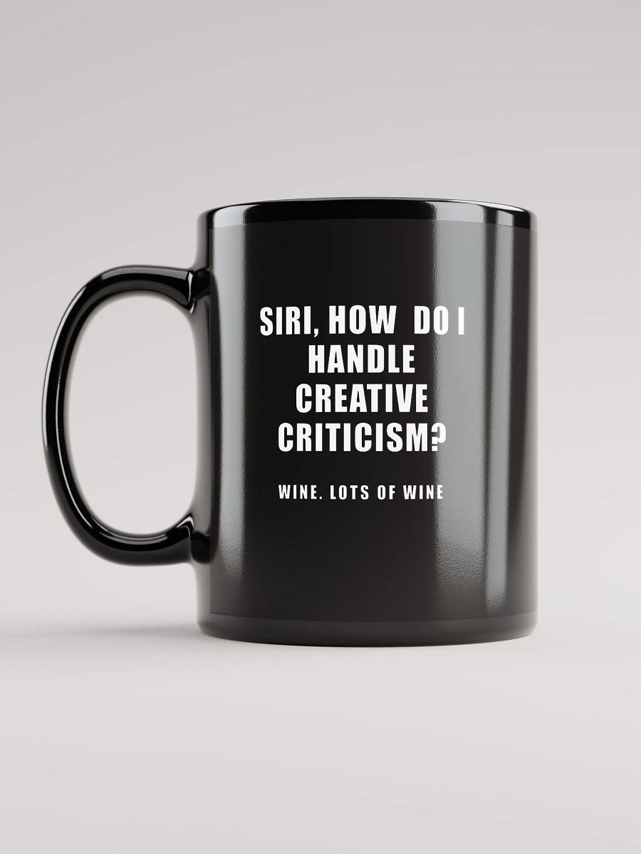 Cheeky Siri Tech Comment 002 - Creative Criticism Black Mug product image (11)