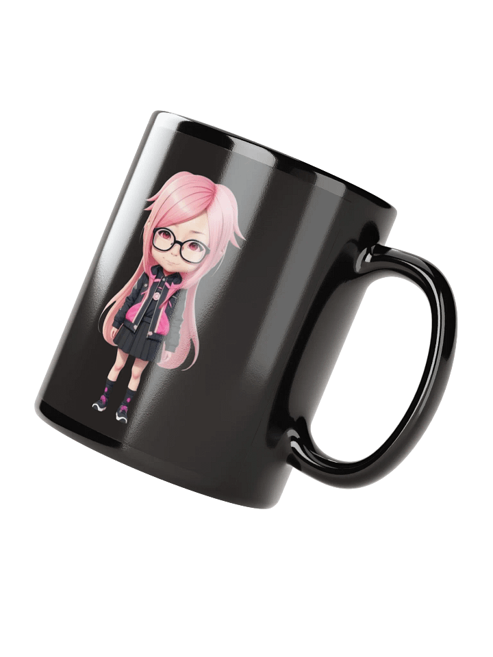 (PINK CHIBI) K Black Mug product image (2)