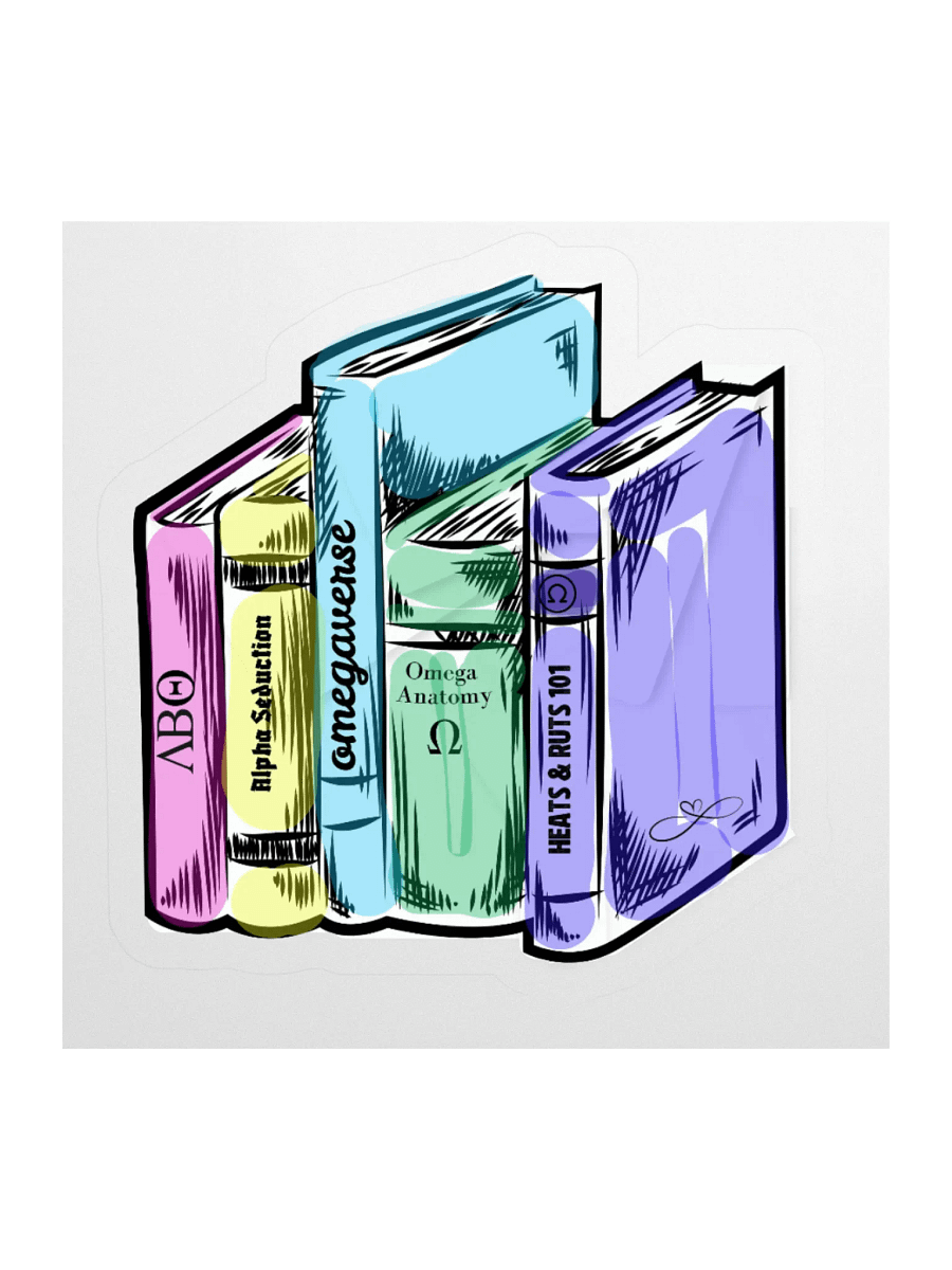 Omegaverse Books Sticker product image (2)