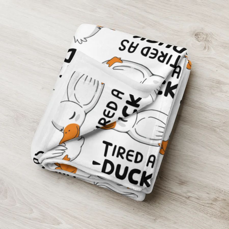 Tired As Duck Blanket product image (6)