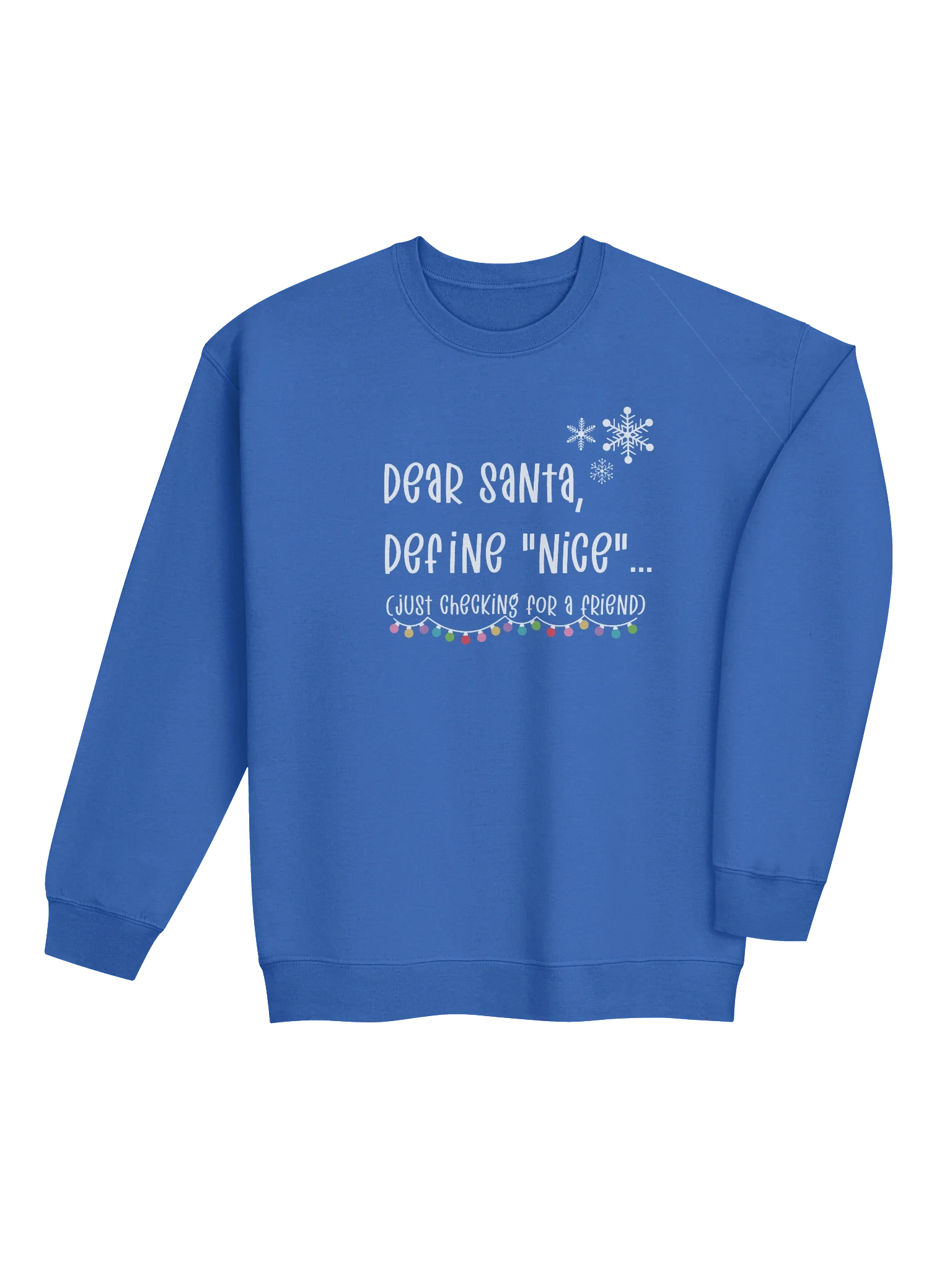 “Dear Santa, Define ‘Nice’” Christmas Jumper – For the Festively Feisty product image (16)