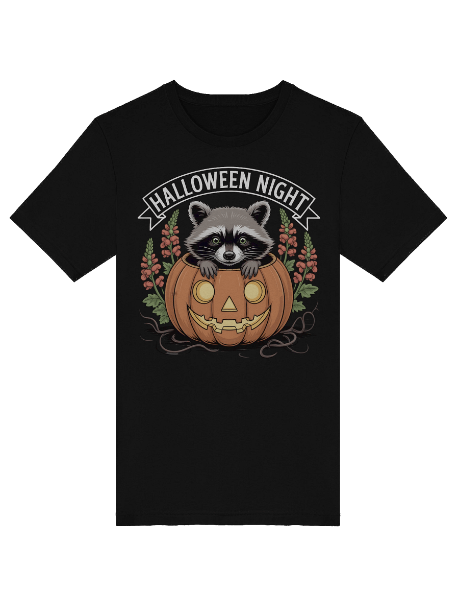 Raccoon Jack-O'-Lantern T-Shirt product image (10)