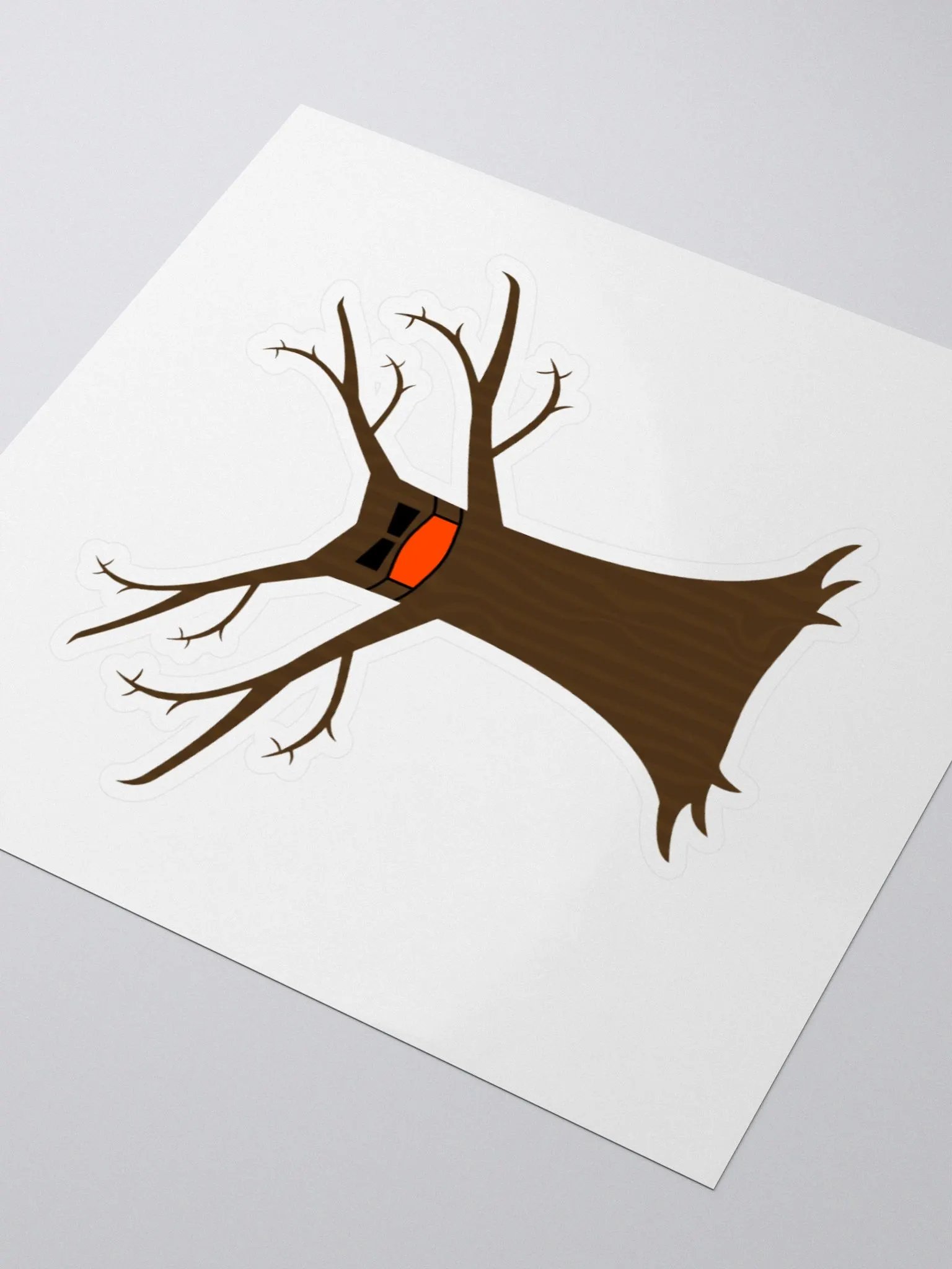 Spooky Tree Wearing A Face Mask Stickers product image (8)