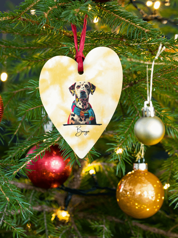 YOUR BEST FRIEND! / WOODEN ORNAMENT WITH PERSONALIZED NAME / PRINTED product image (6)