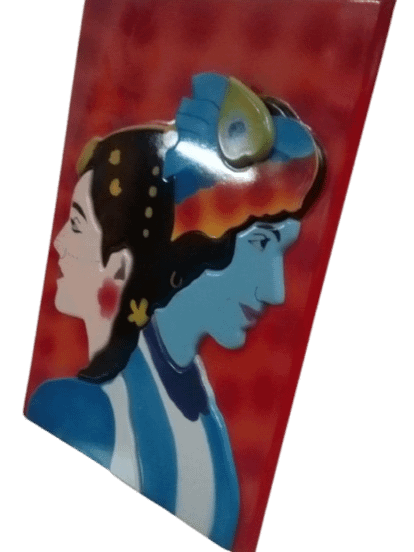 RADHA KRISHNA WOODEN PHOTO FREAM product image (2)
