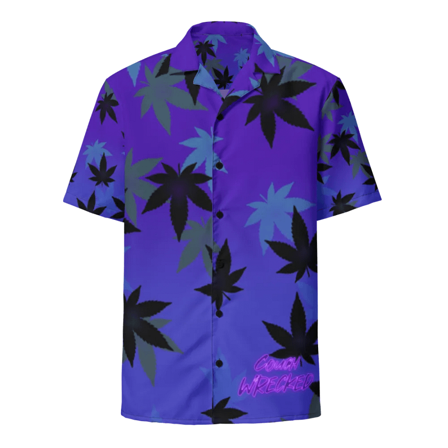 Button Up Leafy Purple product image (1)