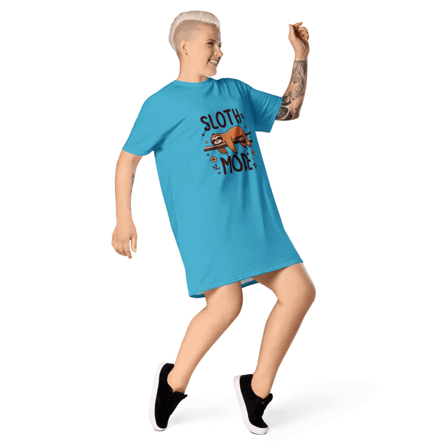 Sloth Mode - Shirt Dress product image (6)