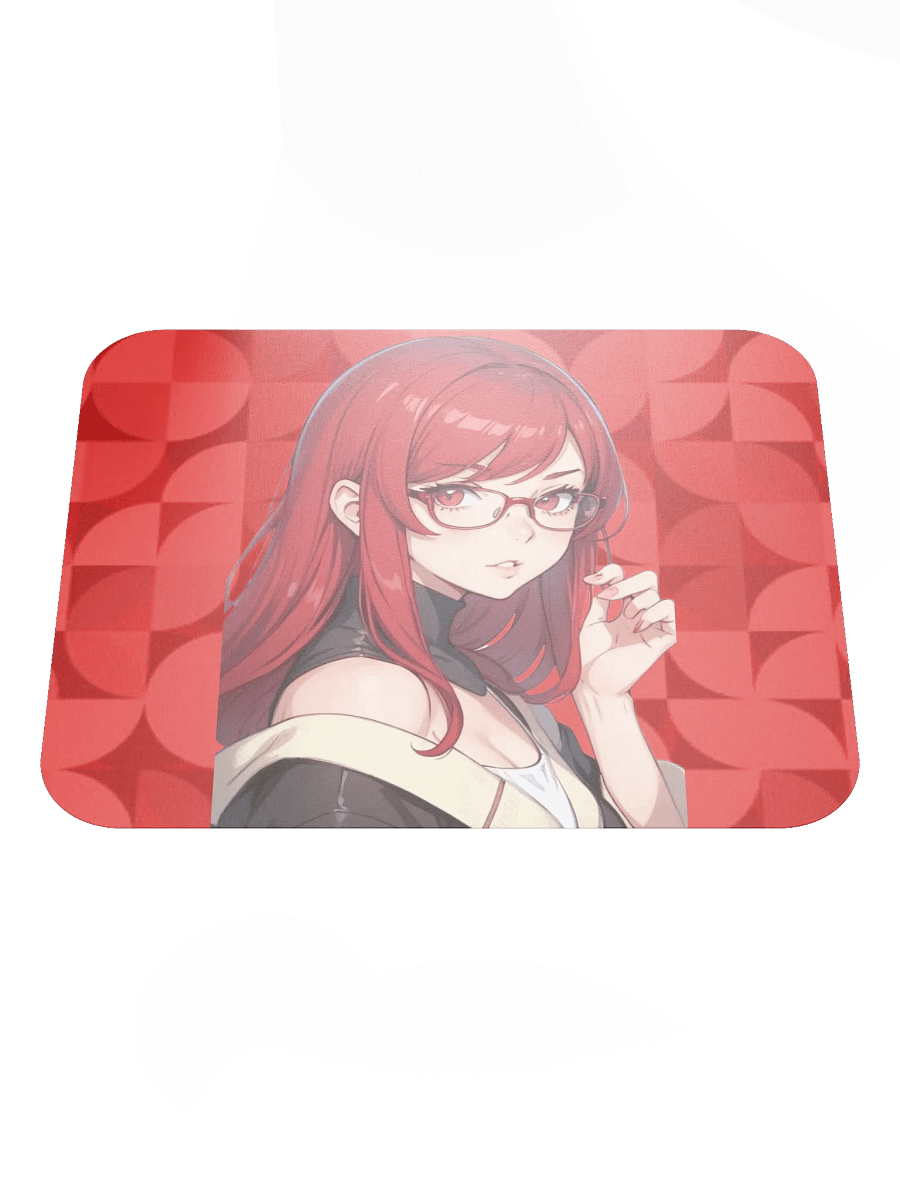 (RED Waifu) K Classic Mouse Pad product image (1)