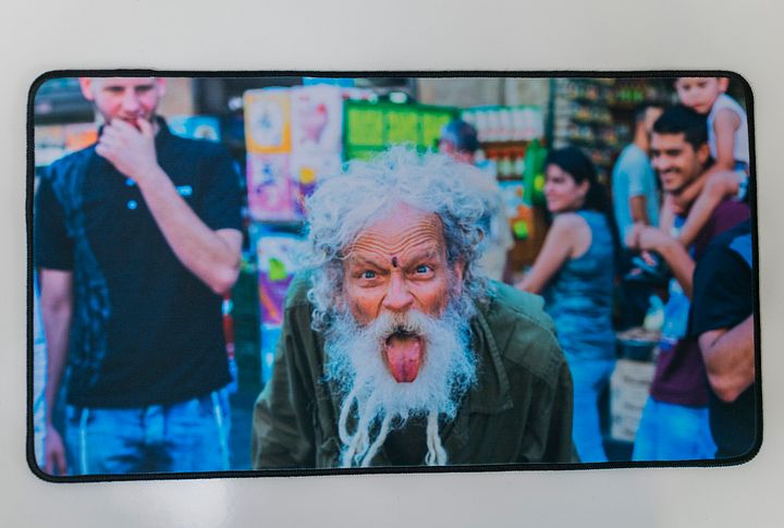 Crazy Man Deskmat product image (1)