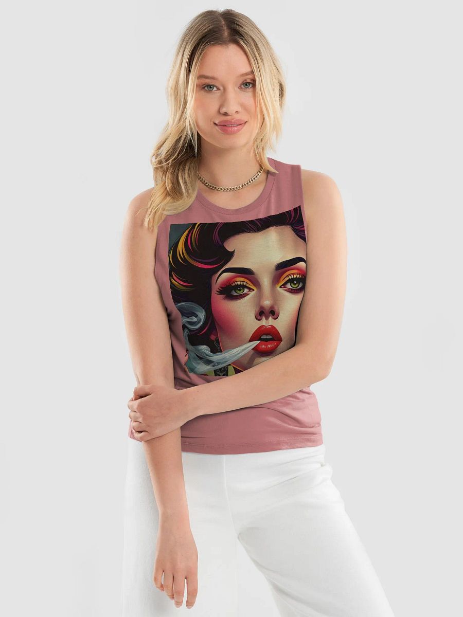 Exhale green, Femme Fatal flowy Tank product image (3)