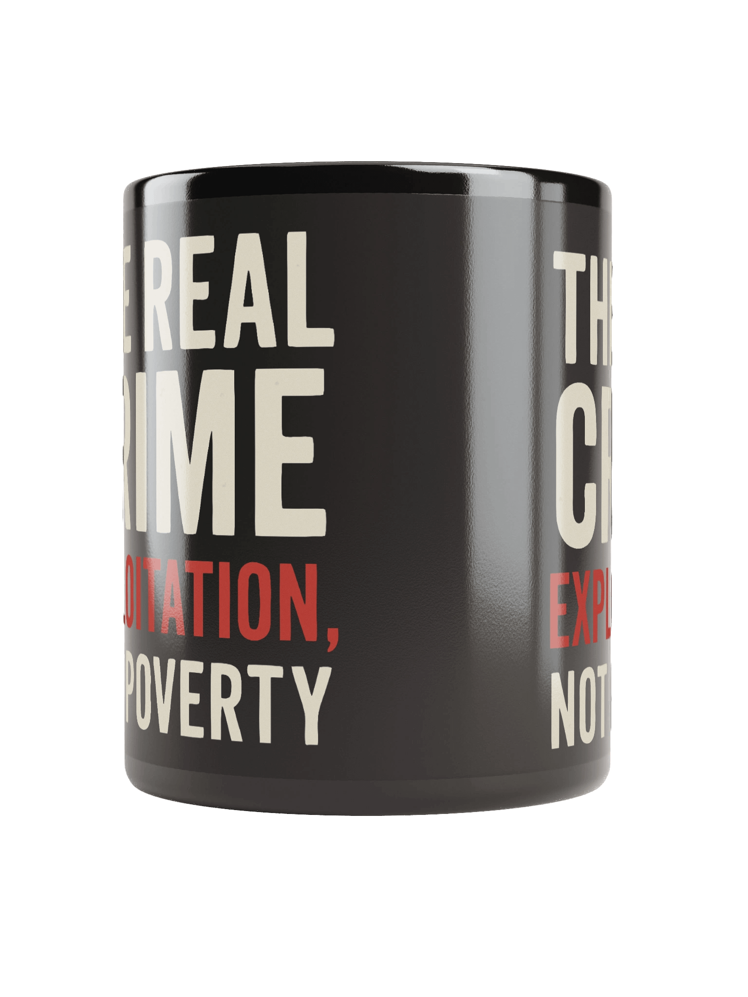 Exploitation Black Glossy Mug product image (9)