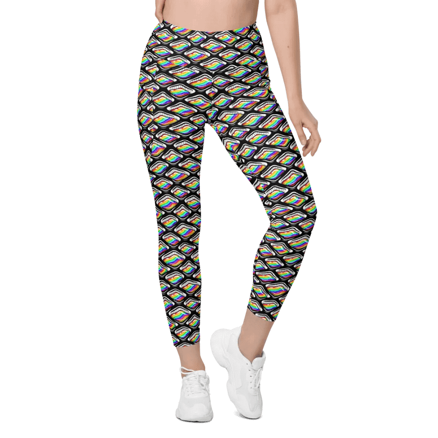 Rainbow Squares Pocket Legging product image (5)