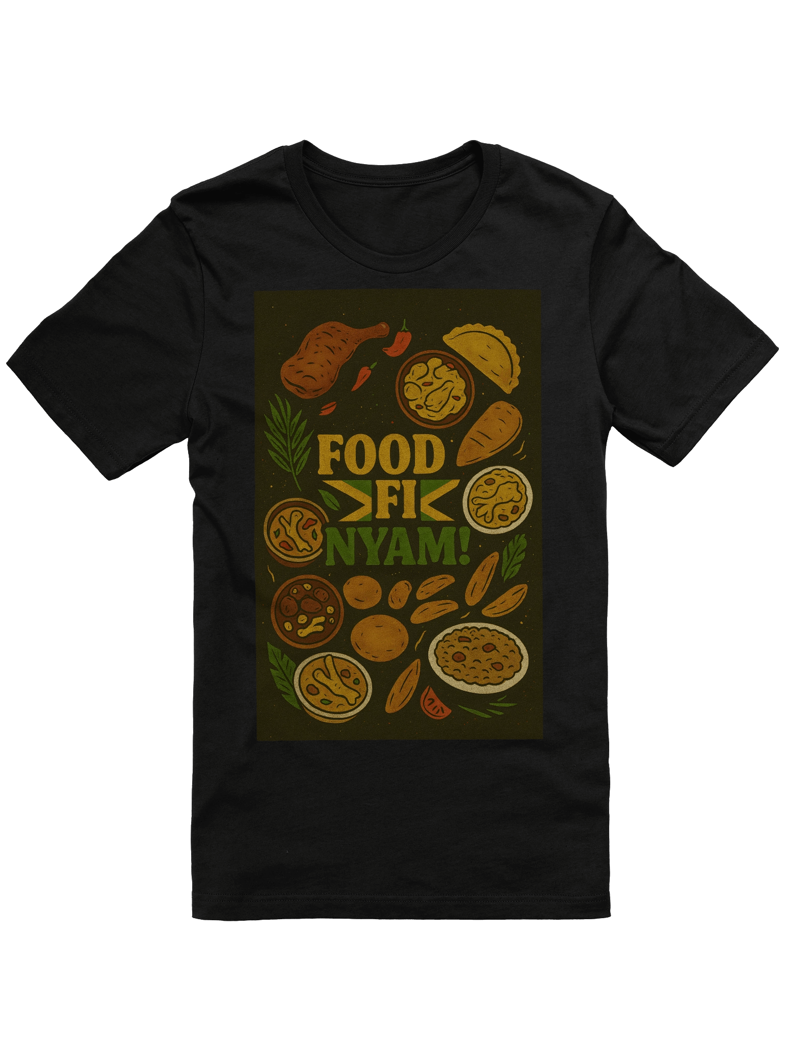 Foodie Delight Illustrated T-Shirt product image (1)