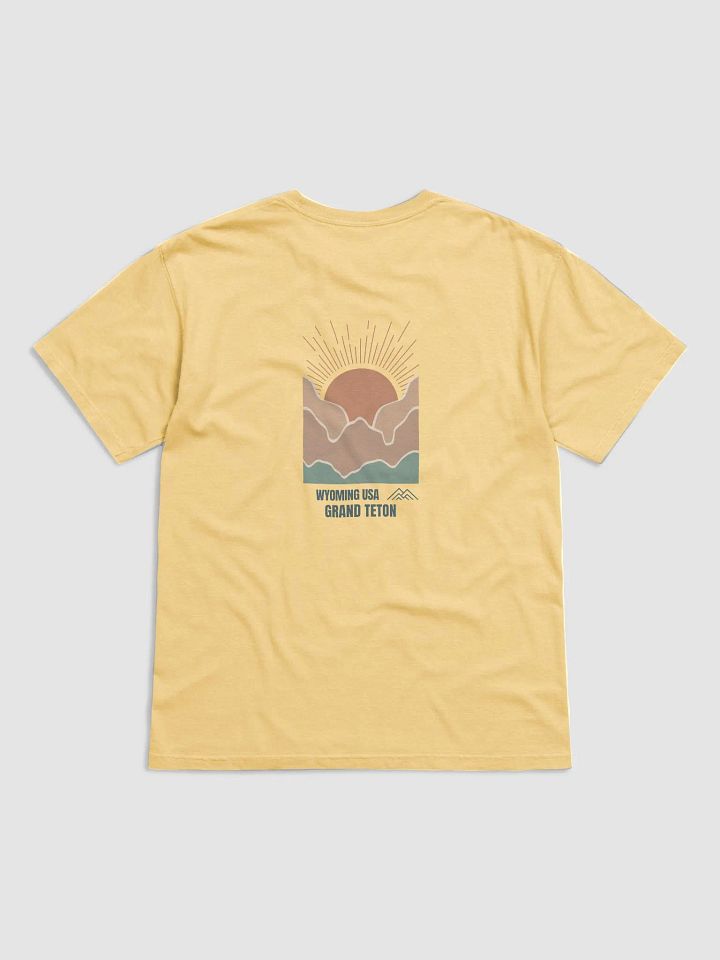 Wyoming Sunrise organic cotton t-shirt product image (2)