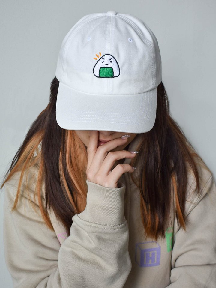 Embroidered MachoRice Onigiri Dad Hat product image (2)