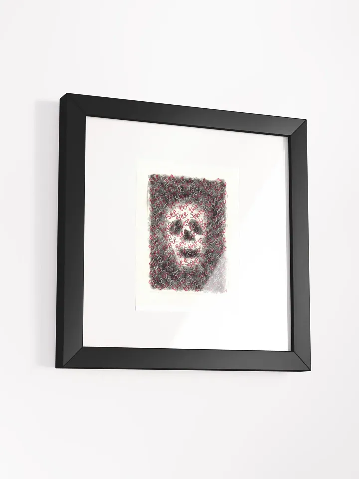 see thru Panel Card Print Framed product image (1)