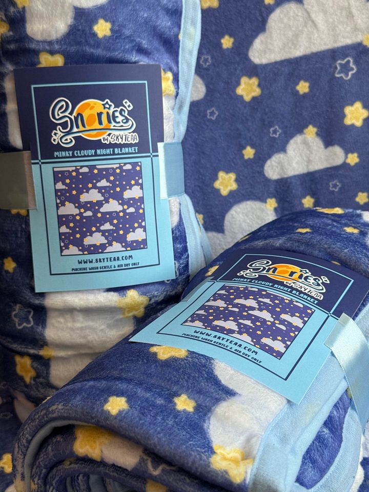 Cloudy Night Cuddle Blanket product image (2)
