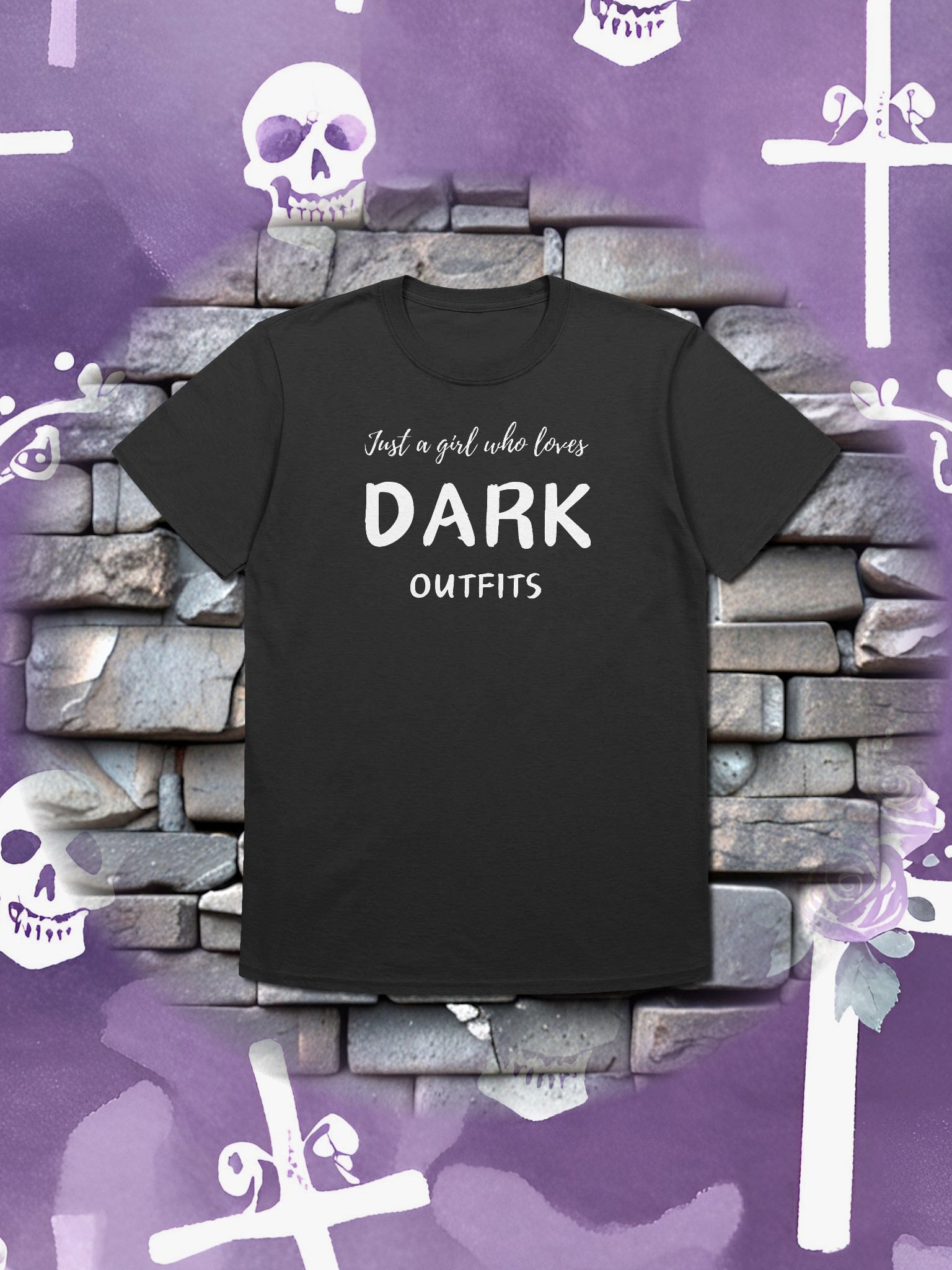 Just a girl who loves Dark outfits product image (1)