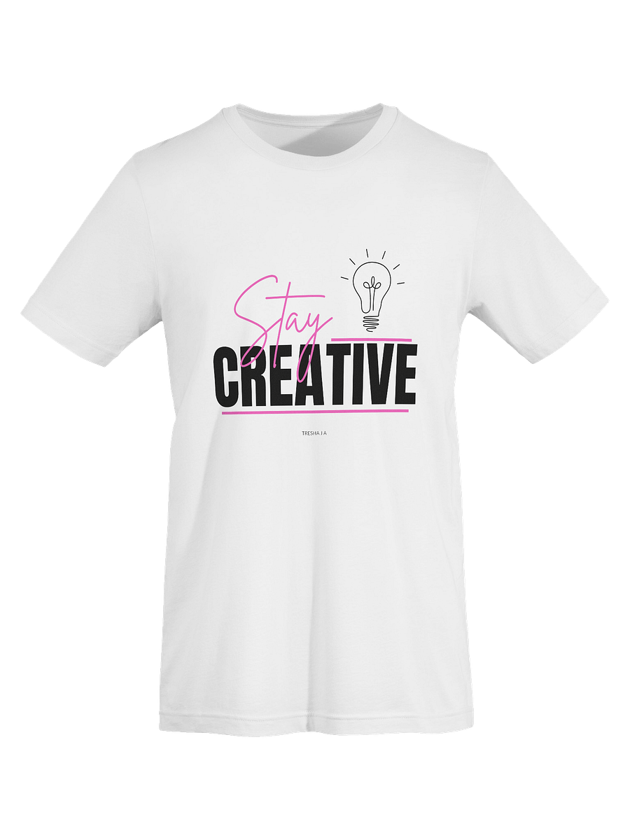 Stay Creative White Tee product image (3)