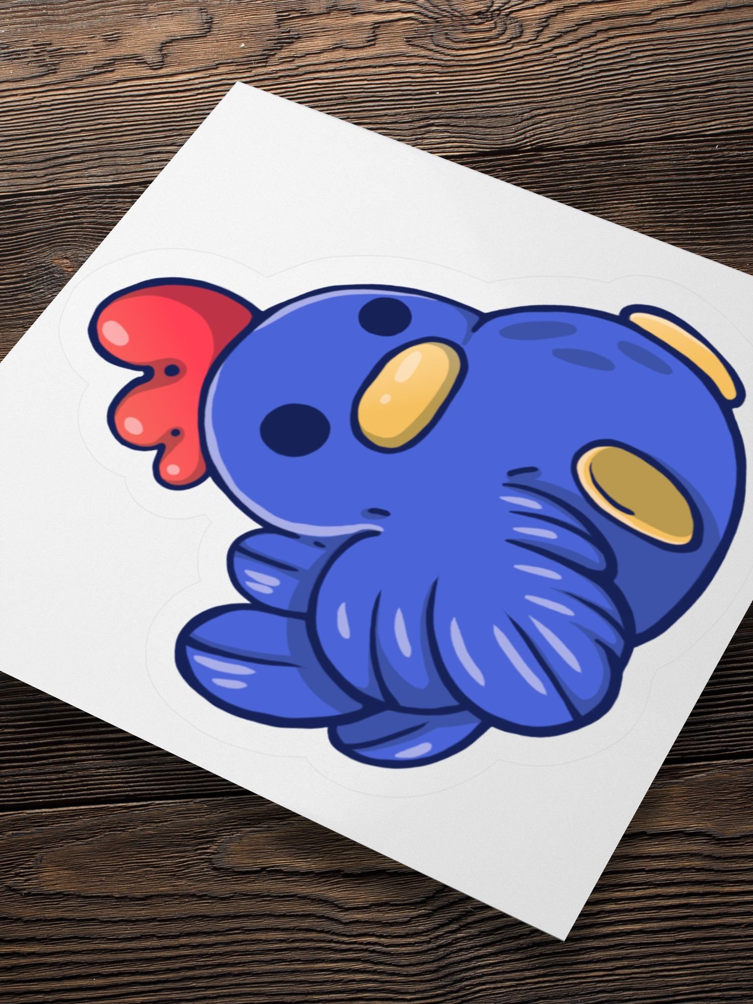 Sticker Poulet Bleu Cojiro product image (1)