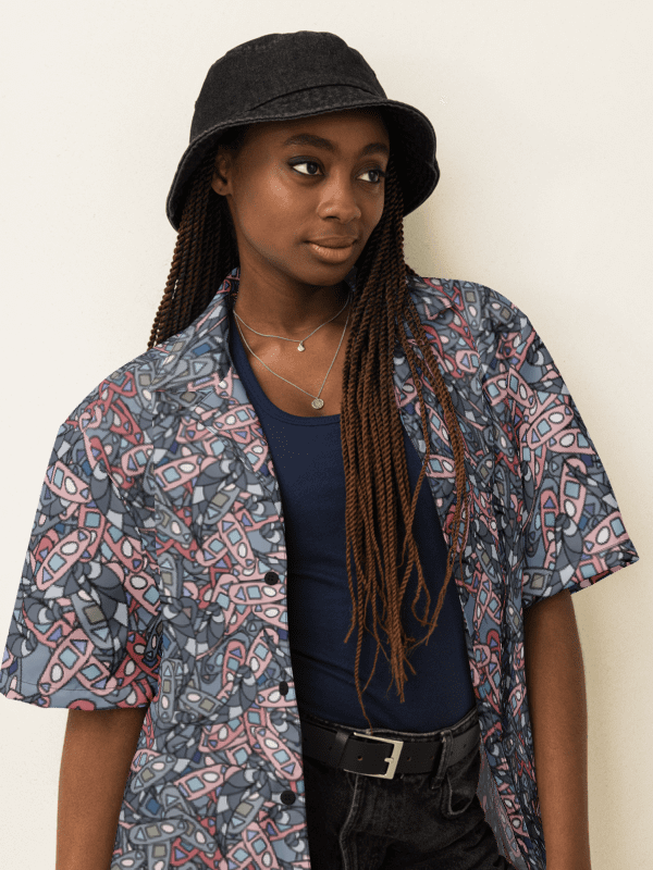 Shapes in Motion | Unisex Hawaiian Shirt product image (2)