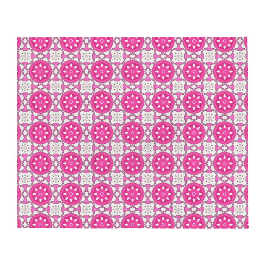 Symmetry in Pink Throw Blanket product image (3)