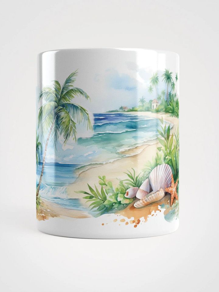 Tropical Bliss White Glossy Mug product image (2)