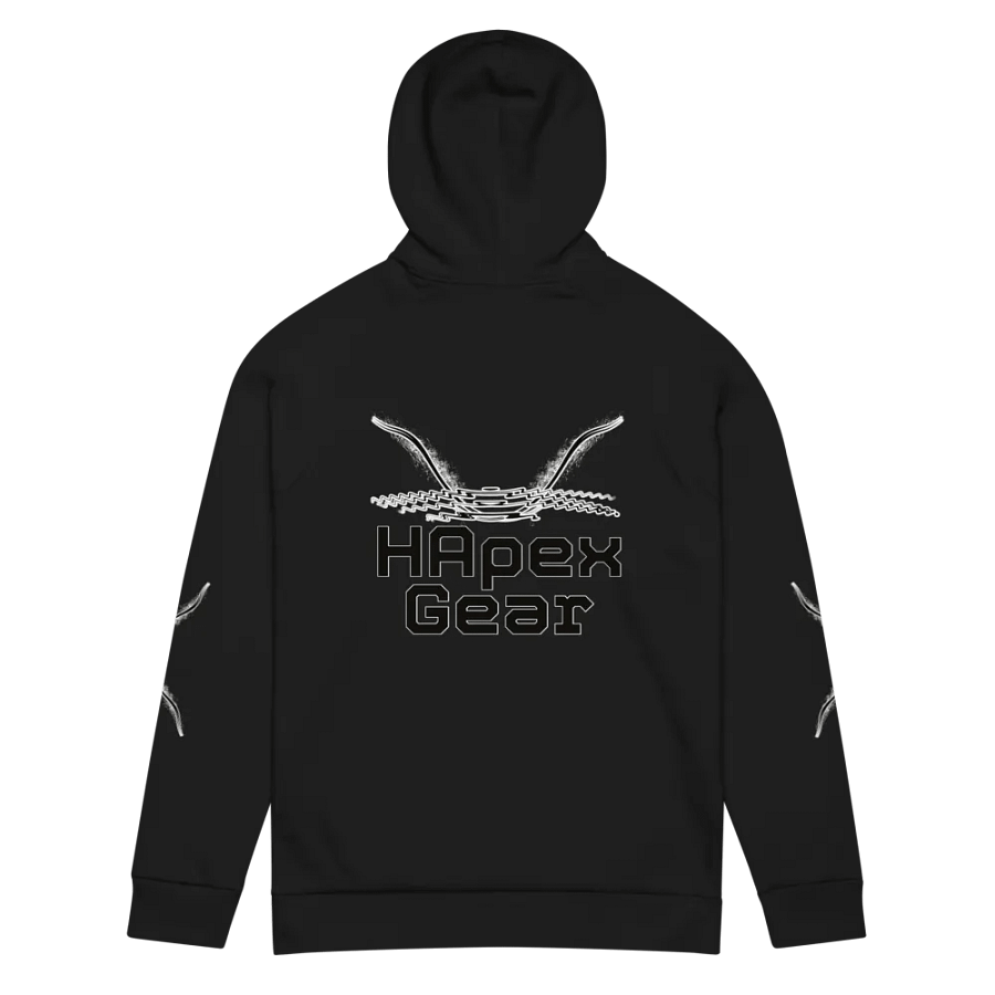 Unisex Hoodie - Black HApex Gear Black Logo product image (15)