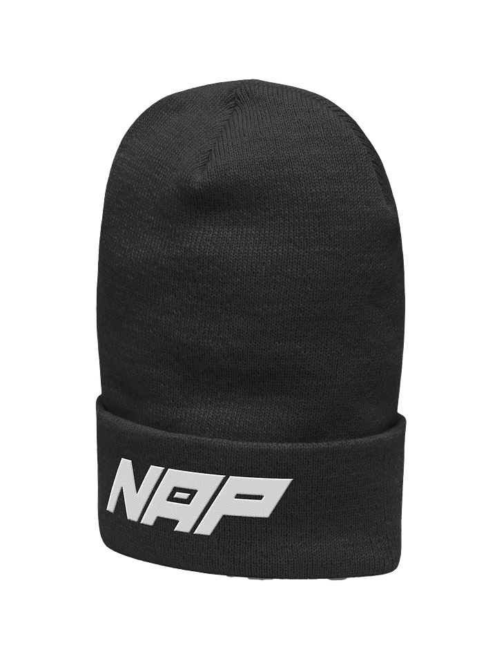 Letters Folded Beanie - Black product image (2)