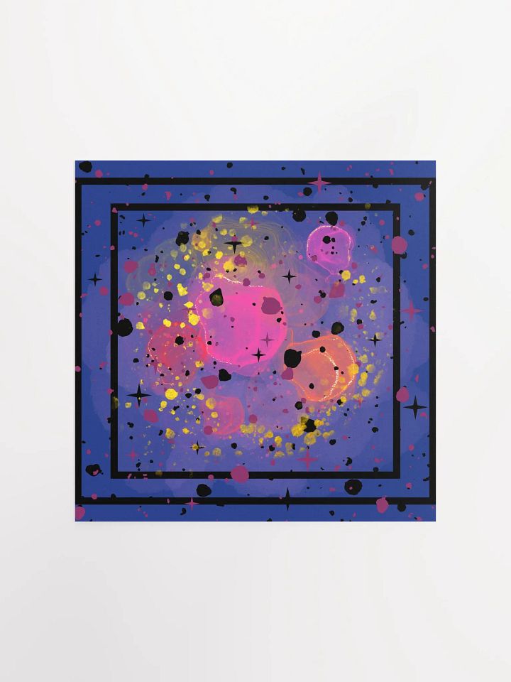 Vibrant Splatter Burst Poster product image (1)