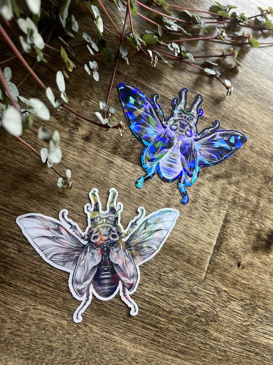 HOLO Beetle Sticker product image (3)