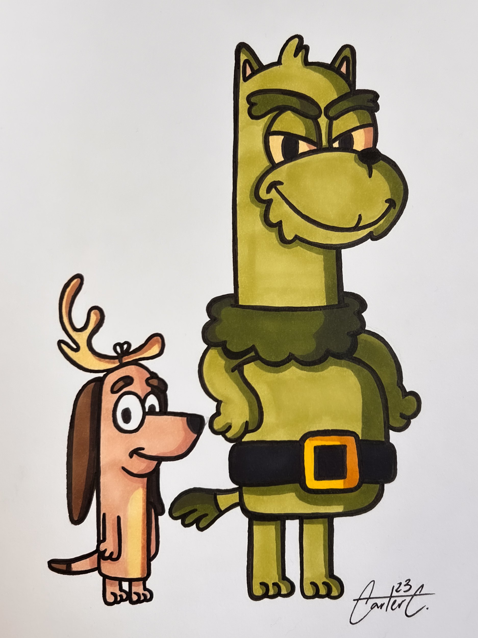 Mean One Day 8 Original Drawing product image (1)