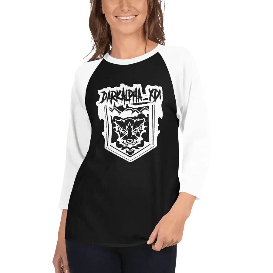 DarkAlpha Logo, Baseball T product image (3)