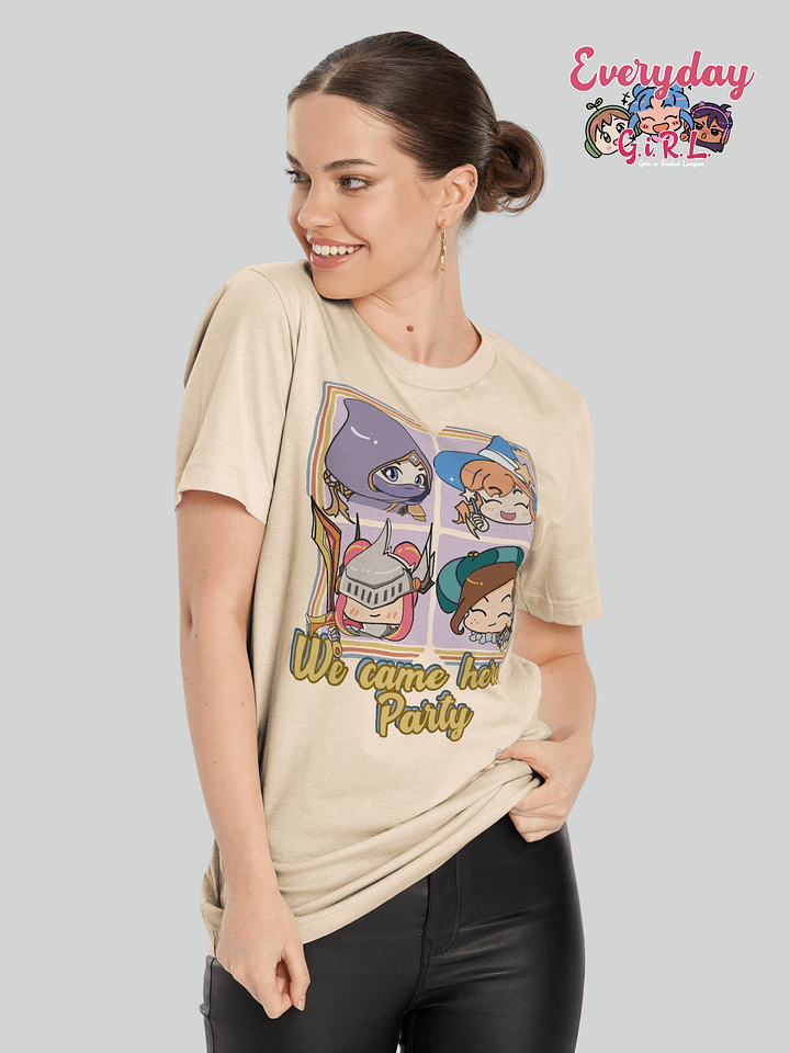 Gamer girl t-shirt - We Came Here To Party by G.i.R.L. product image (1)