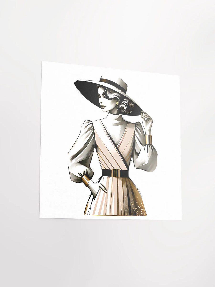 Elegant Vintage Chic Fashion Illustration product image (5)