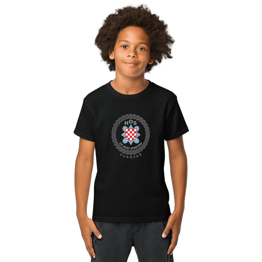 HOS Vukovar Checkered Shield Youth Sports Tee product image (1)