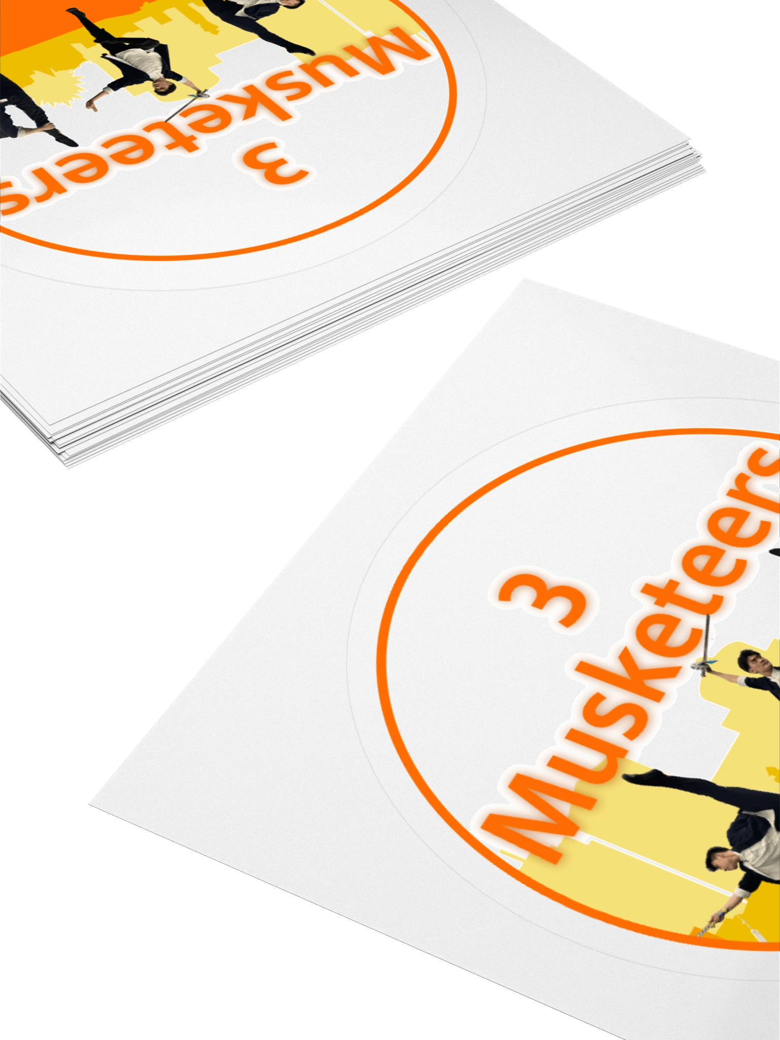 3 Musketeers Cityscape Logo Stickers product image (15)