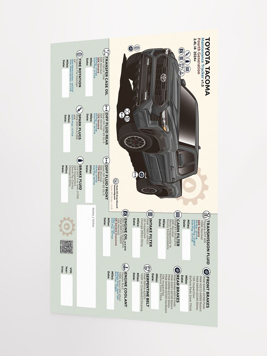 4TH GEN MAINTENANCE TRACKER V1.0 - Underground product image (4)