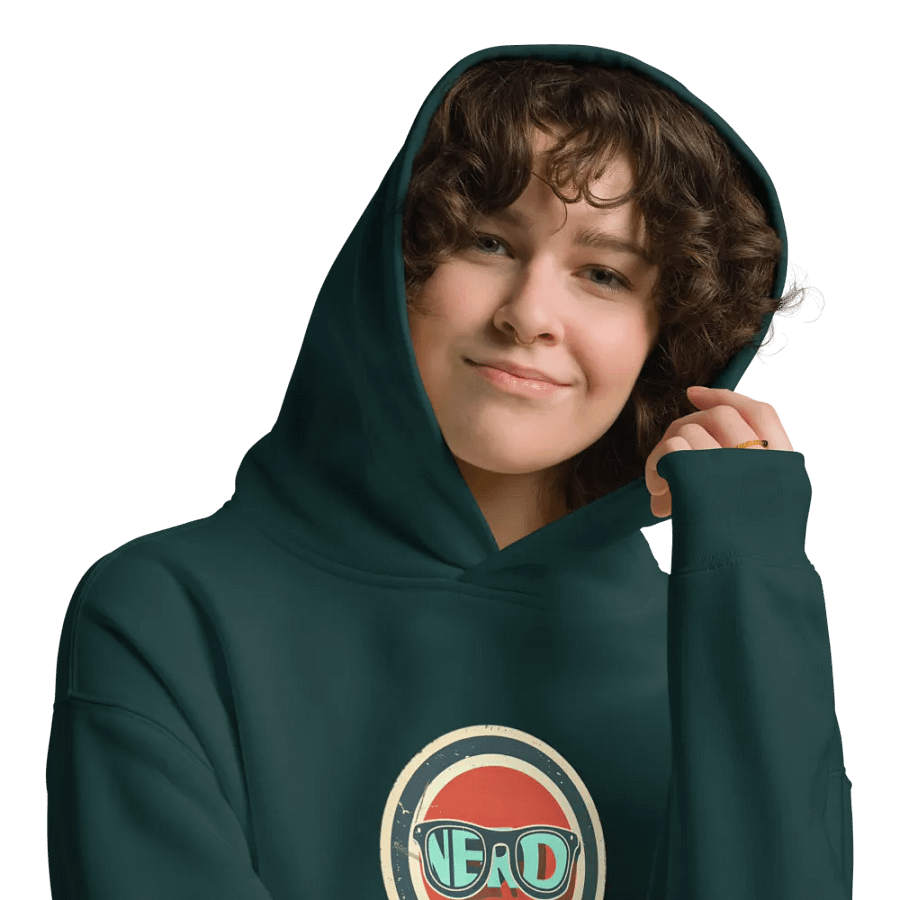 Vintage Nerd Premium Oversized Hoodie product image (9)