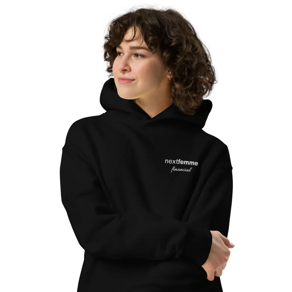 Relaxed Fit Unisex Hoodie with White Logotype product image (3)