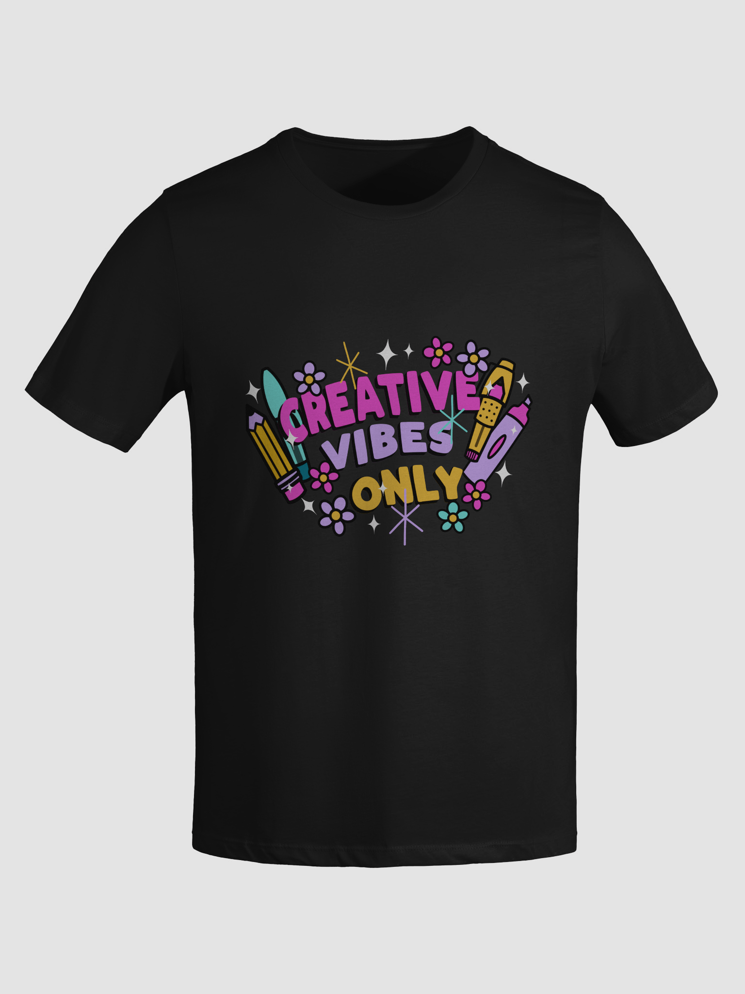 Creative Vibes Only Women's Relaxed Fit T-Shirt product image (32)